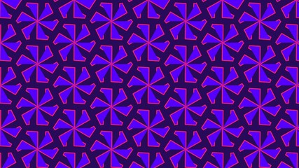 Abstract Harmony in Purple Seamless Pattern