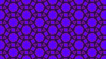 Fototapeta premium Abstract Harmony in Purple Seamless Pattern
