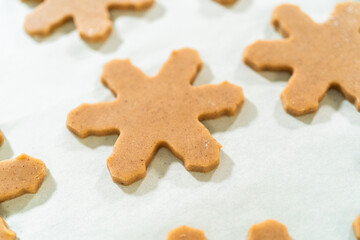 Step by step preparation of Amber Gingerbread Cookies from dough to delicious holiday treats