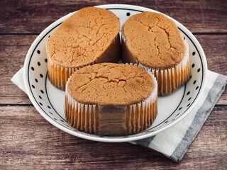 달콤한 카스테라 케이크, 음식, 식사