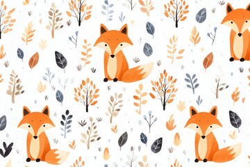 Fox pattern backgrounds wallpaper.