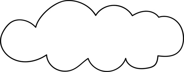 Cute Cloud Outline