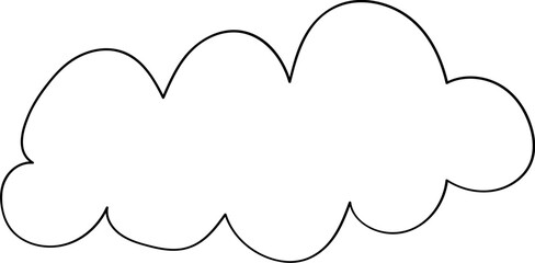 Cute Cloud Outline