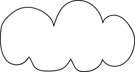 Cute Cloud Outline