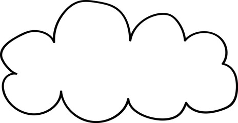 Cute Cloud Outline