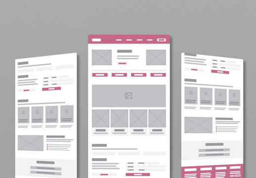 Wireframe for Real Estate Website
