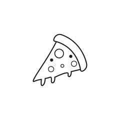 Freshly Baked Cheesy Pizza Slice