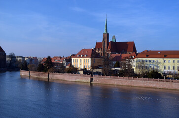 WROCLAW,POLAND. View of Old Town. 

