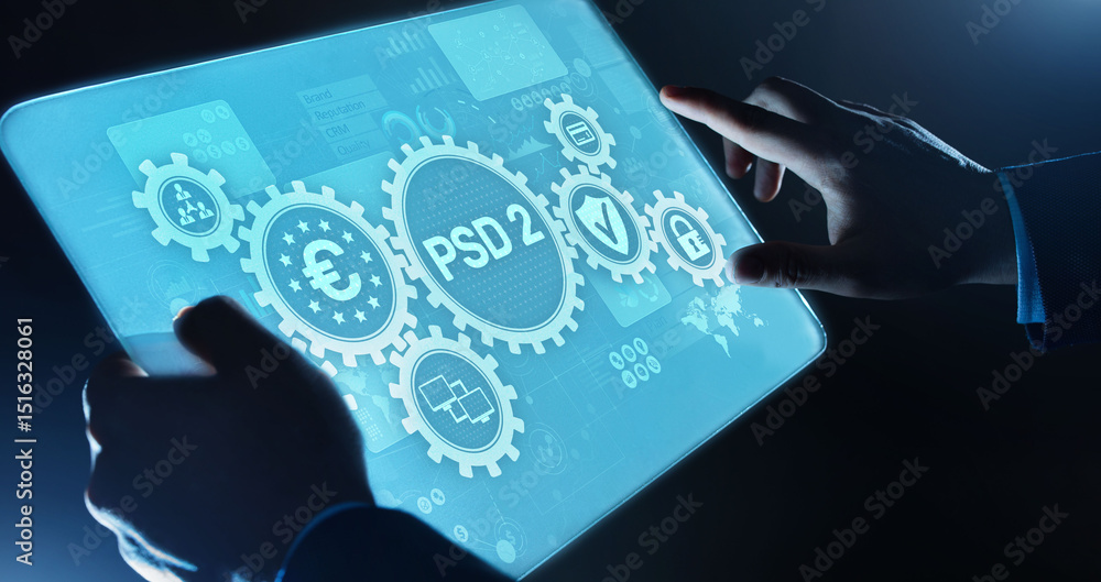 Poster psd2 payment services directive open banking payment service provider security protocol.