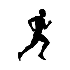 running man silhouette