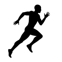 running man silhouette