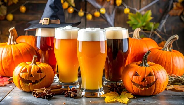 Halloween Pumpkin Beer Tasting.