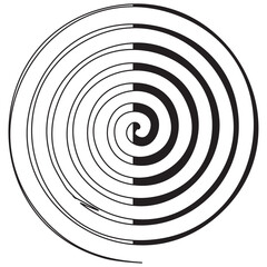 Hypnotic Spiral. eps