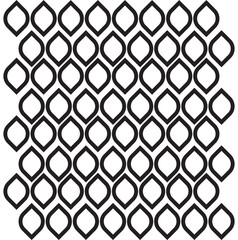 Geometric Leaf Pattern