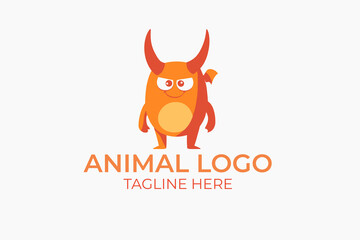 vector image of a bull