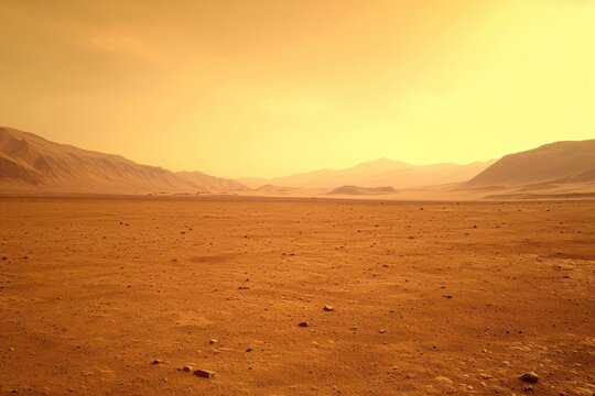 Empty scene of mars outdoors nature sky.