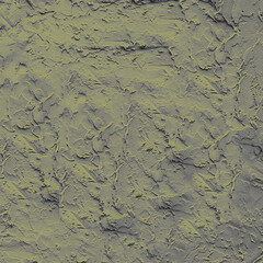 Decorative plastering creating textured wall surface in earthy tones