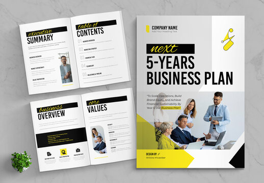 Business Plan Template Layout