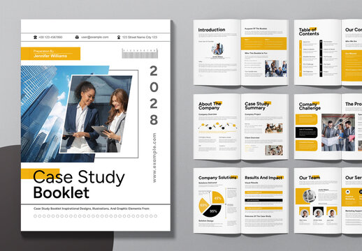 Corporate Case Study Design Template
