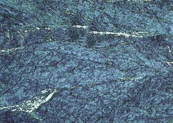 Blue marble stone texture showing stunning veins and cracks