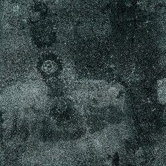 Dark grunge concrete wall texture showing signs of age and wear