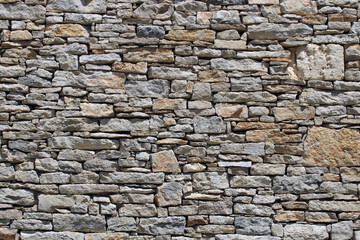 Mur en pierre sèche