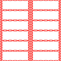 Seamless pattern. Circles ornament. Rings background. Simple shapes wallpaper. Dots motif. Geometrical backdrop. Circle shapes digital paper. Ring figures web designing. Ethnic textile print. Vector