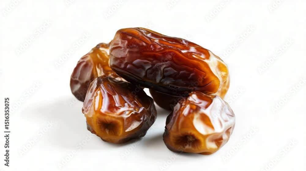 Aufkleber A bunch of dates piled up on top of each other, potentially for display or decoration