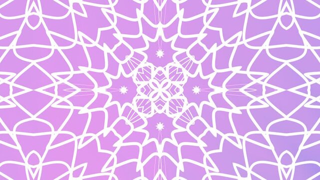 Motif g&eacute;om&eacute;trique abstrait lilas et blanc