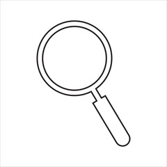 vector magnifying glass icon