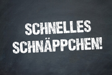 schnelles Schnäppchen!