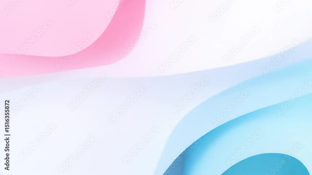 Poster elegant abstract background with smooth pink and blue gradient waves animation