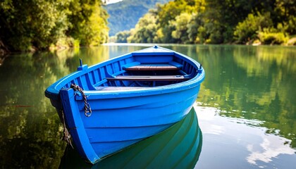Obraz premium boat on lake 