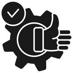 Reliability Glyph Icon