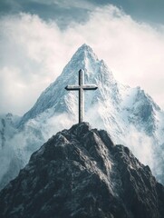 Cross at the summit