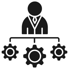 Coordinator Glyph Icon