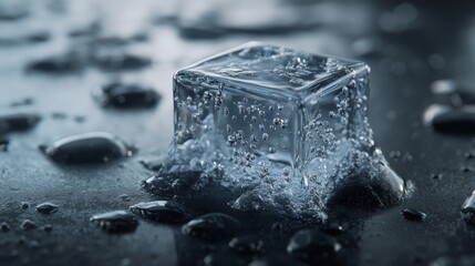 Icy Droplets
