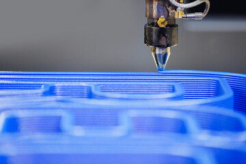 Cnc machine 3d precision printing with plastic
