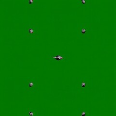 Abstract Shapes on Green Background