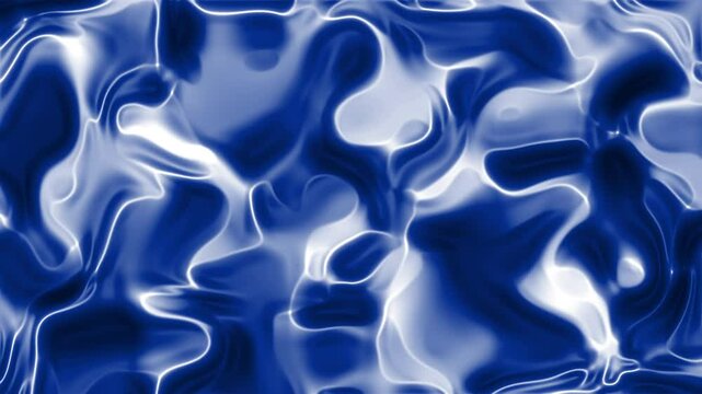 Fluides Bleus Abstraits