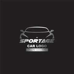Fototapeta premium Sportage car logo template