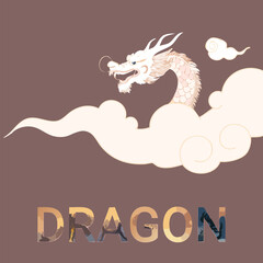 black Japanese dragon