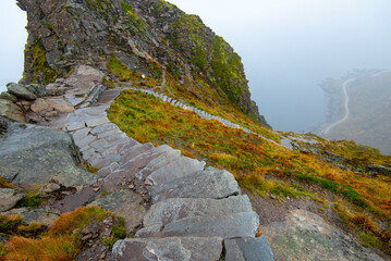 Sherpa Stairs for Reinebringen Hike in Lofoten - Norway