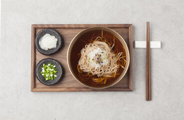  Soba is buckwheat noodles made from buckwheat flour.