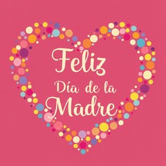 Fototapeta premium Feliz Día de las Madres , Beautiful Art for Mom