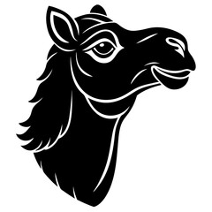 vector image of a goat