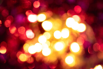 Magical Christmas lights abstract view, background for sale or special offer