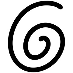 swirl black abstract