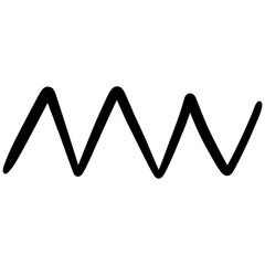 black zig-zag abstract