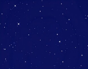 Night sky, scattered stars